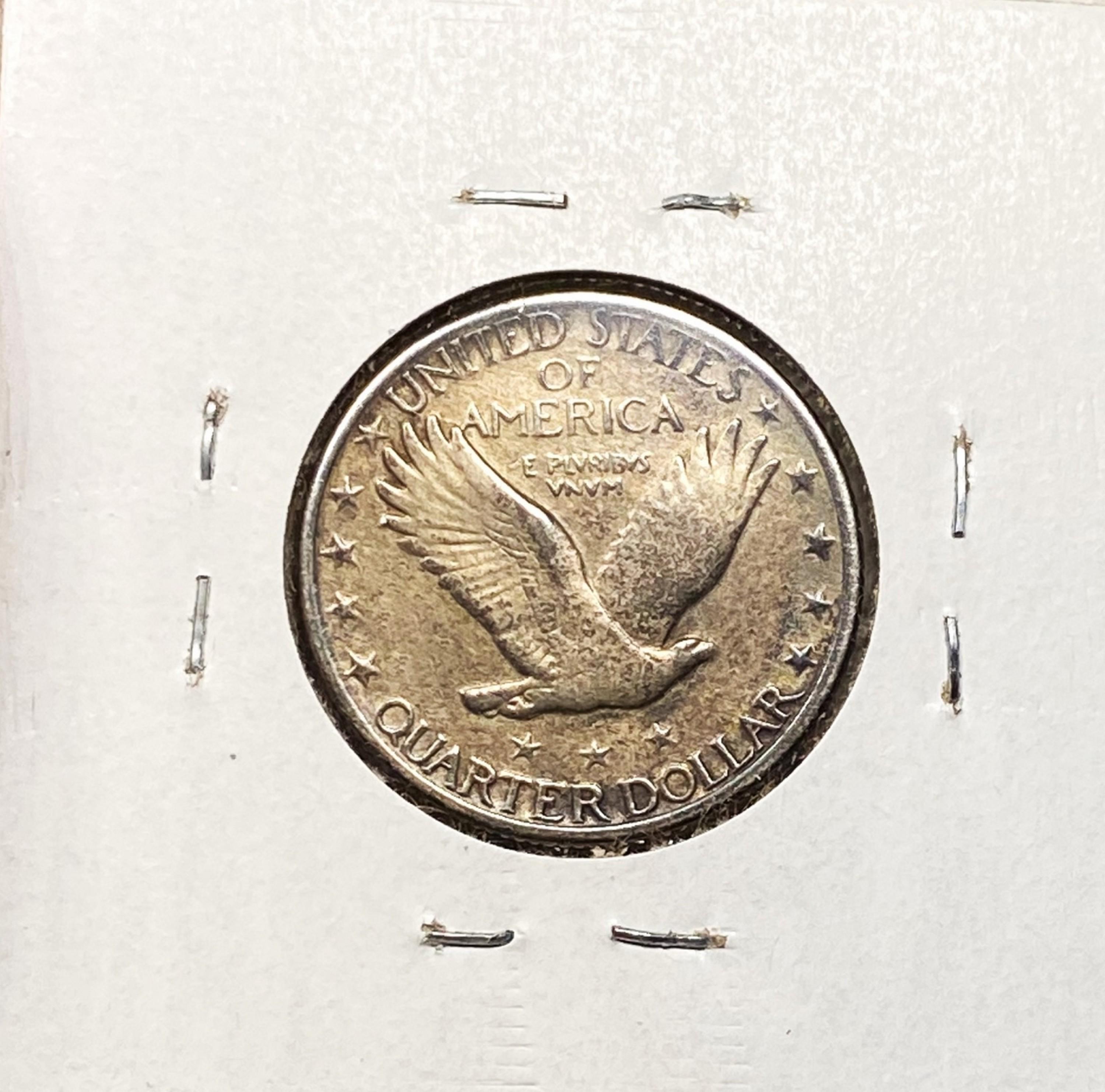 1918/7-S Standing LIberty Quarter LIGHT CIRC