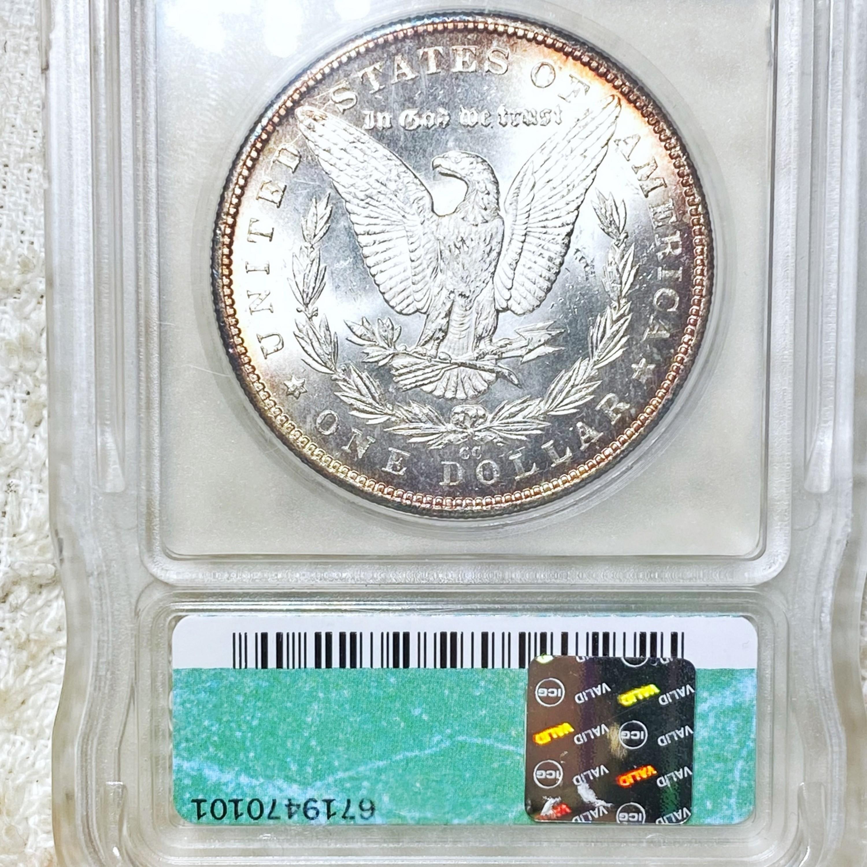 1884-CC Morgan Silver Dollar ICG - MS64