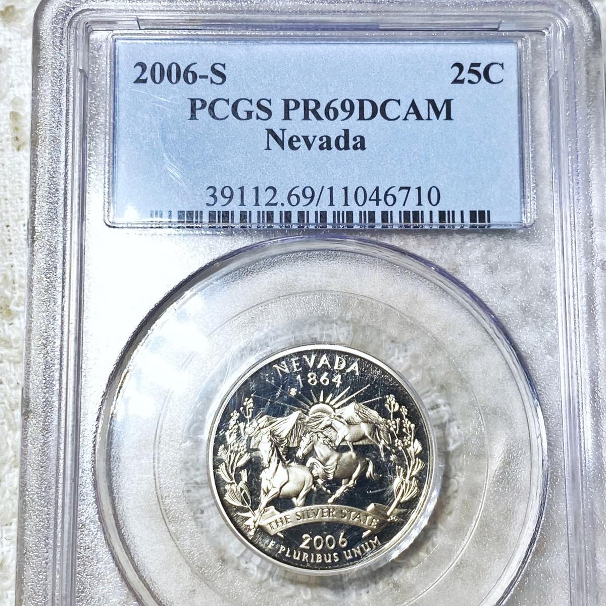 2006-S Nevada Quarter PCGS - PR 69 DCAM