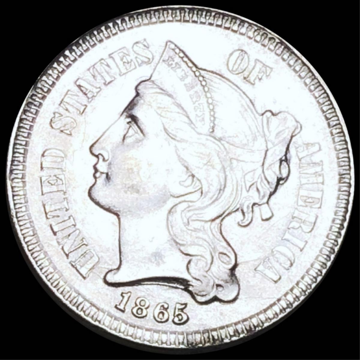 1865 Three Cent Nickel UNCIRCULATED