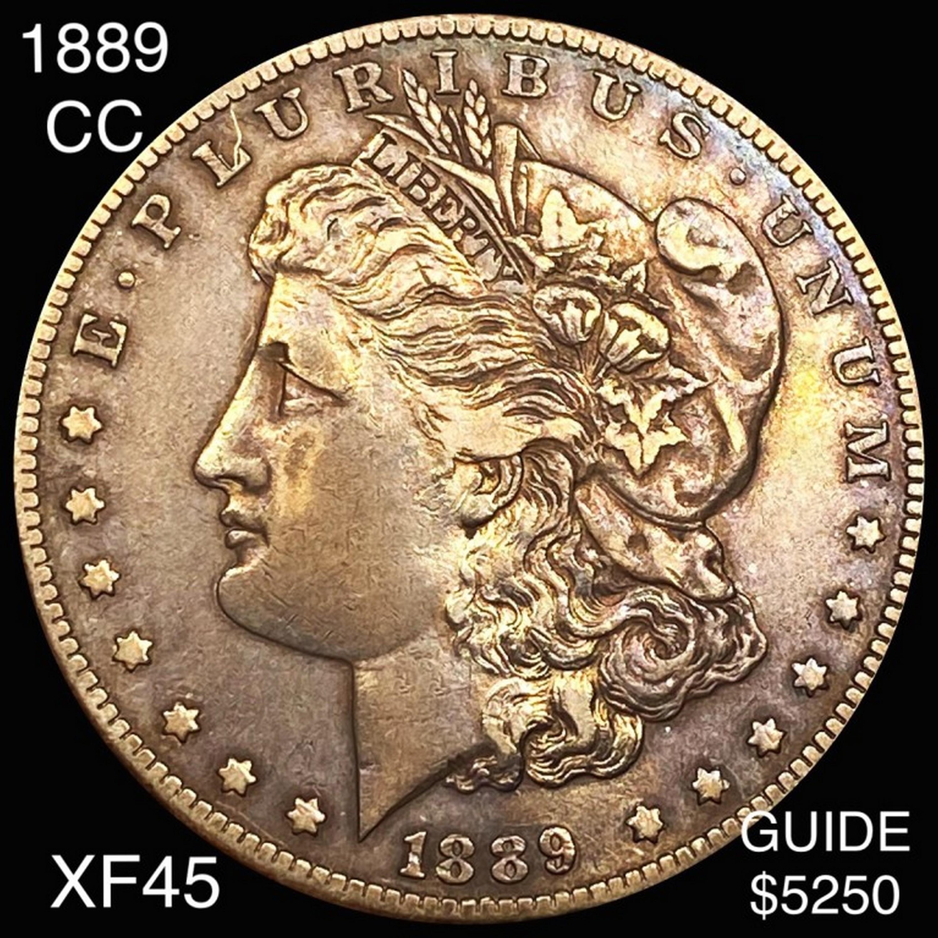 1889-CC Morgan Silver Dollar LIGHTLY CIRCULATED