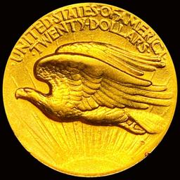 1907 High Relief $20 Gold Double Eagle NM