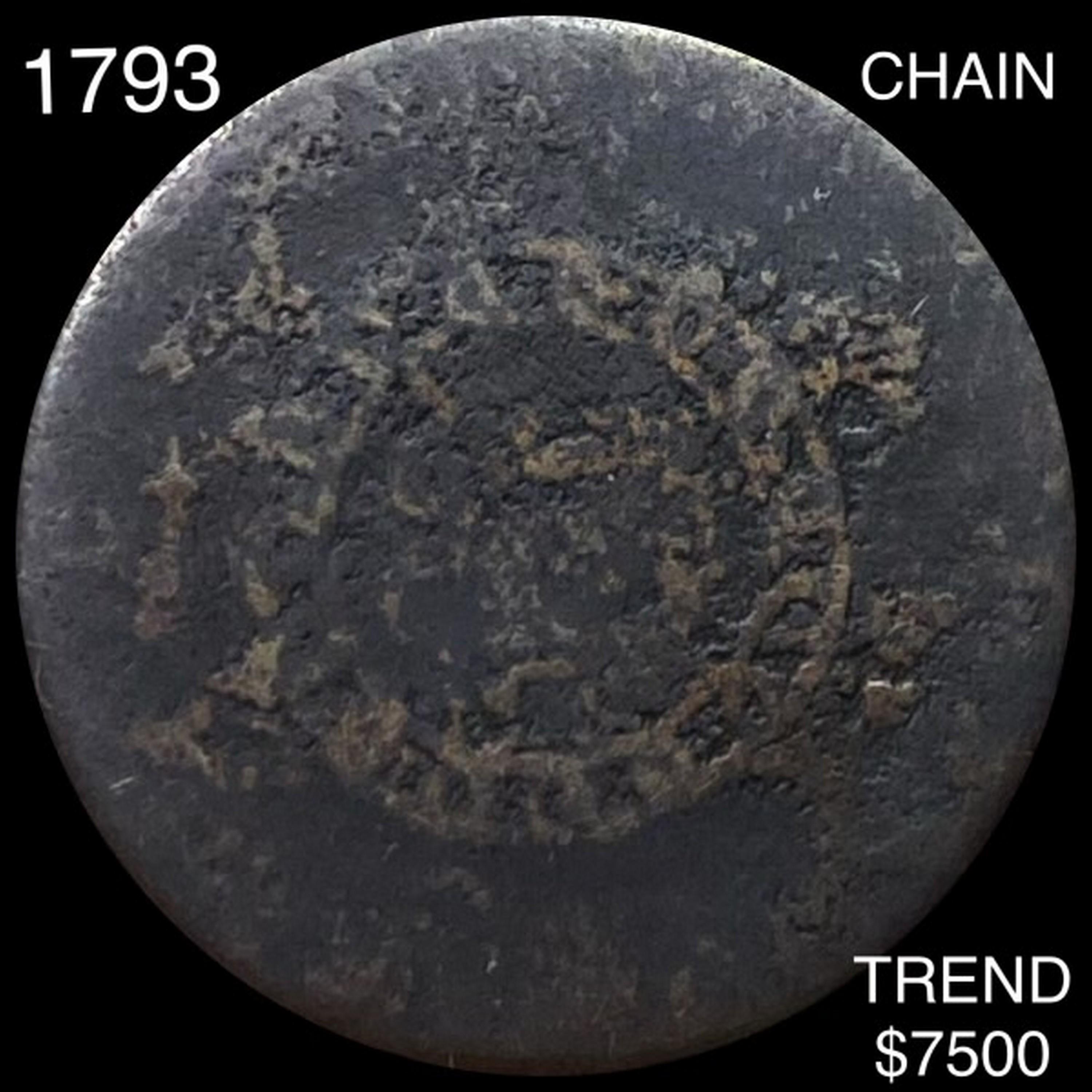1793 Chain Cent NICELY CIRCULATED