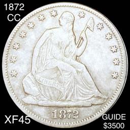 1872-CC Seated Half Dollar LIGHT CIRC