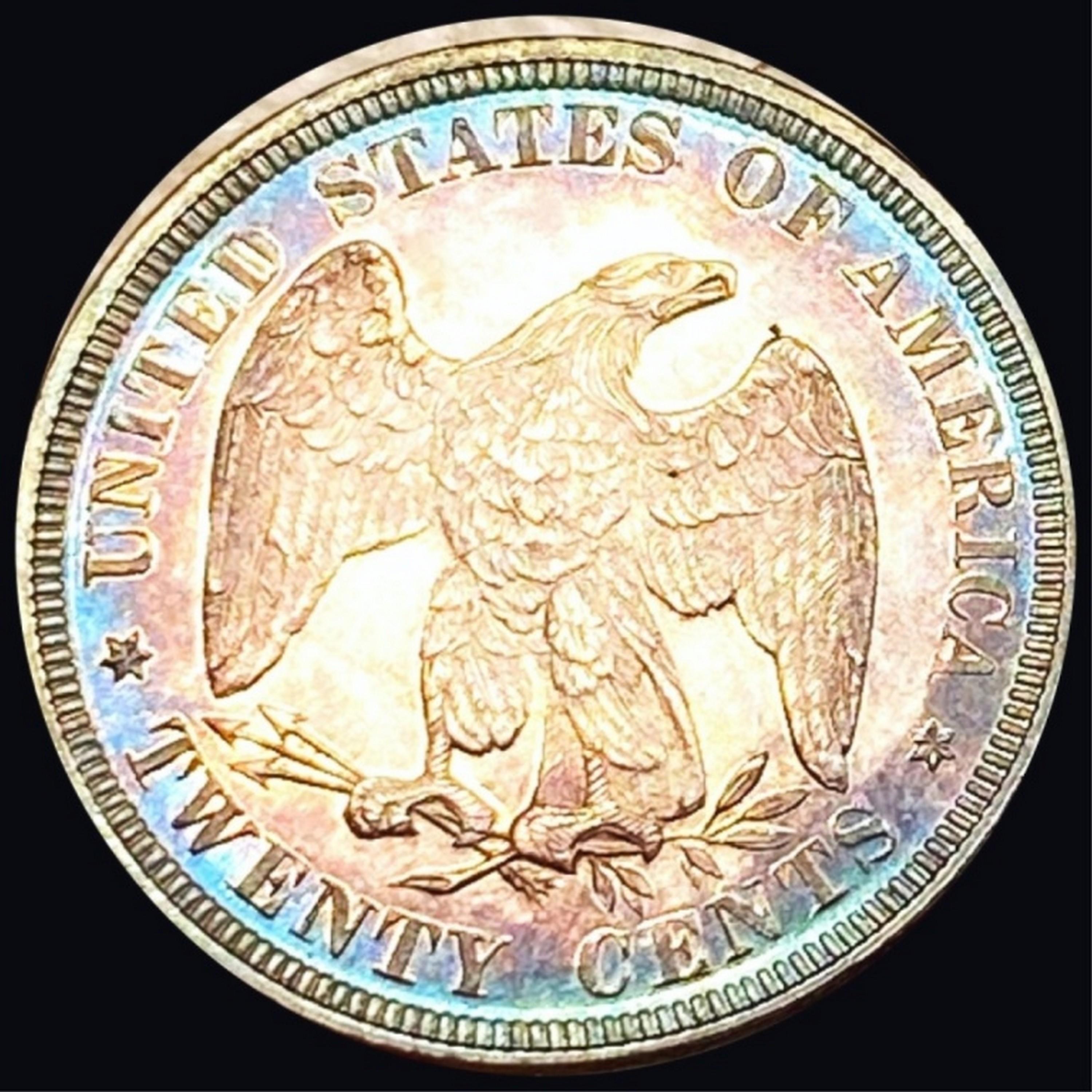 1875 Seated Twenty Cent Piece CHOICE PROOF