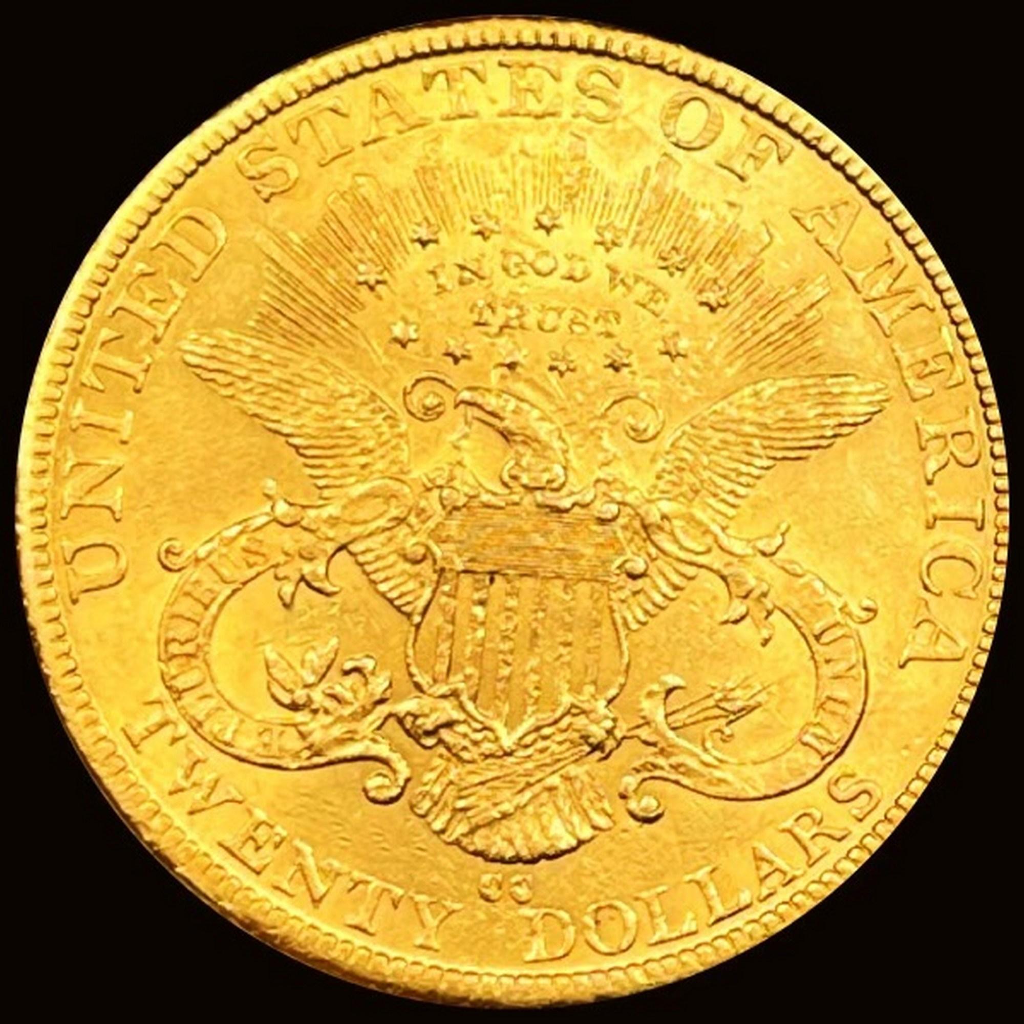 1899-CC $20 Gold Eagle CHOICE BU