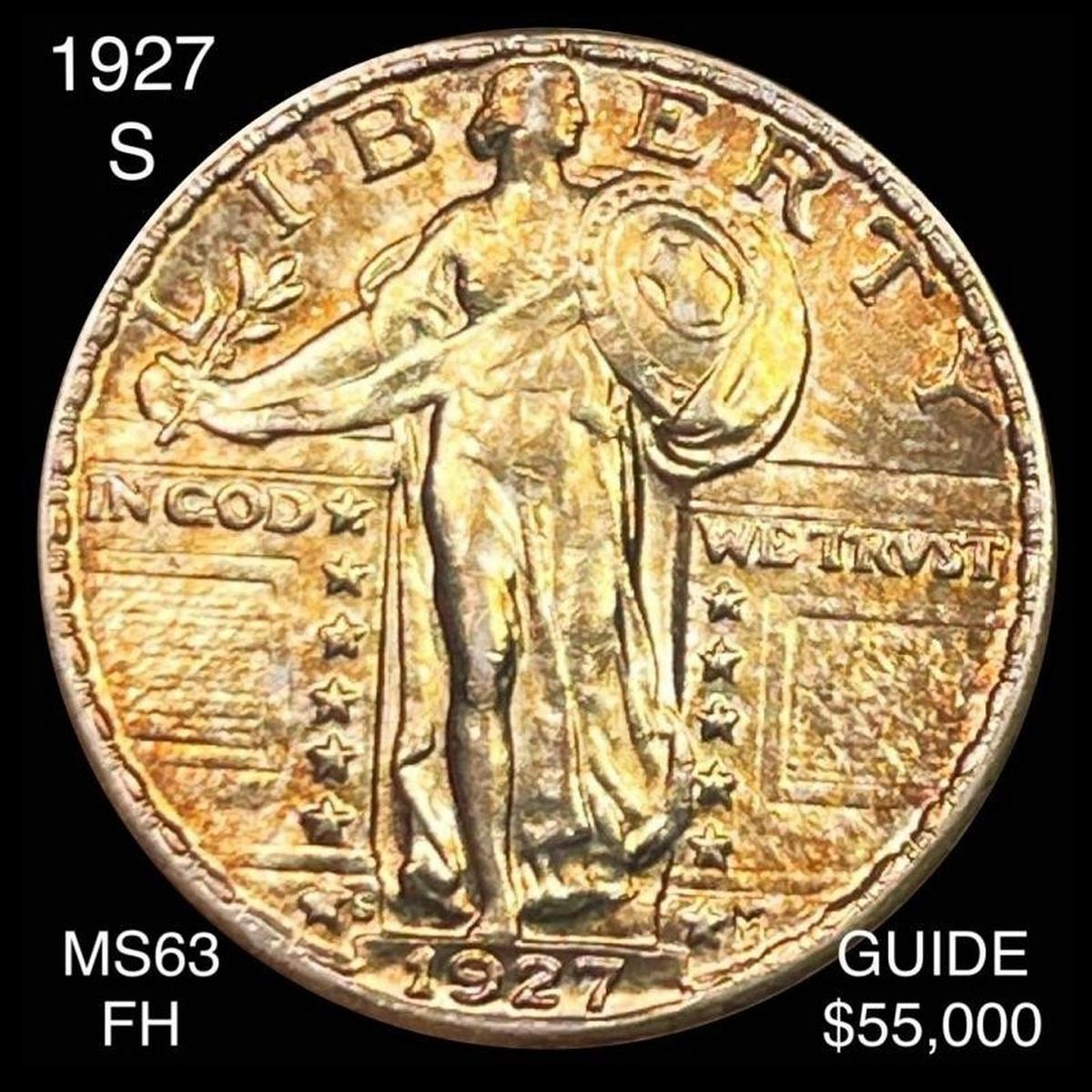 1927-S FHStanding Liberty Quarter CHOICE BU