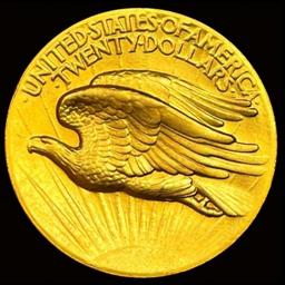 1907 High Relief $20 Gold Double Eagle CHOICE BU