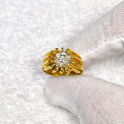 14kt Gold Diamond Ring, 4.1 DWT