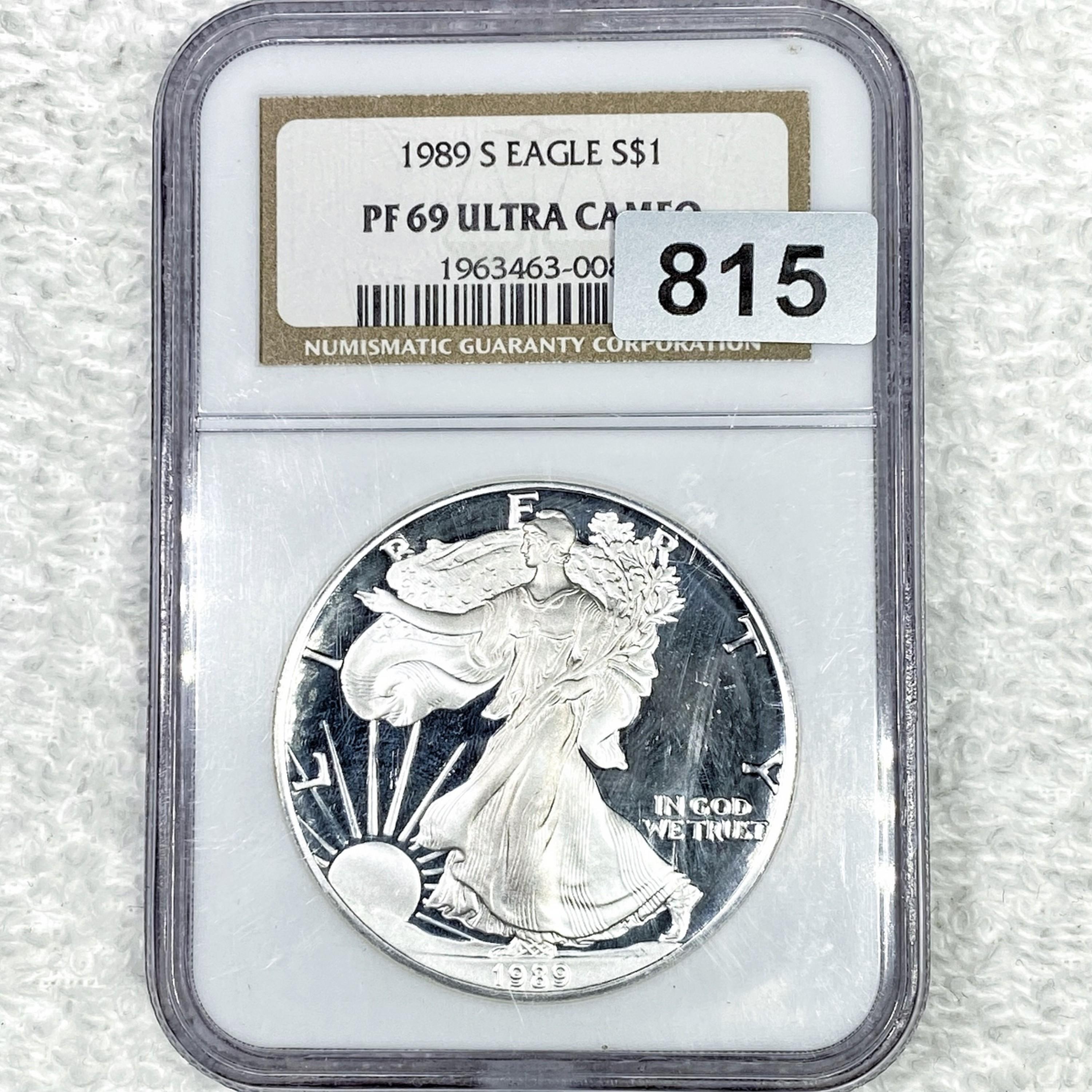 1989-S Walking Liberty Dollar NGC - PF69