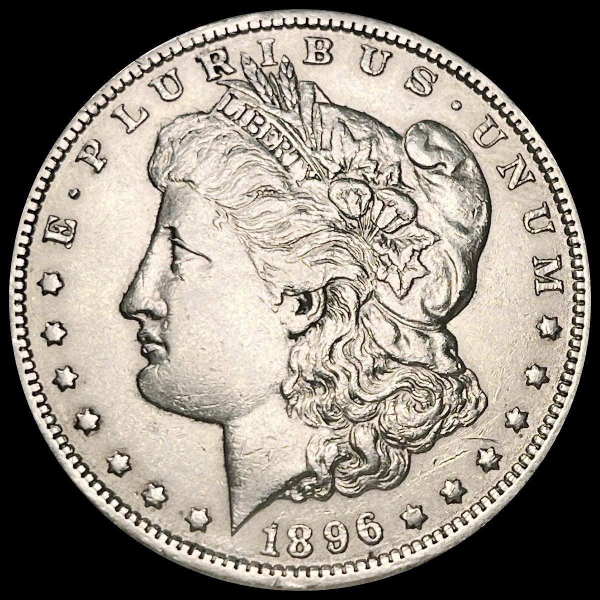 1896-O Morgan Silver Dollar NEARLY UNCIRCULATED