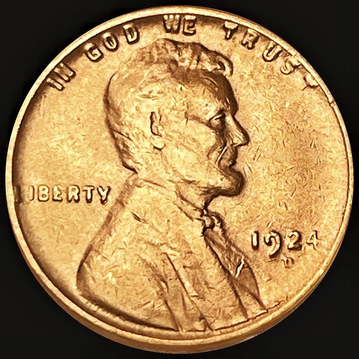 1924-D Wheat Cent CLOSELY UNCIRCULATED