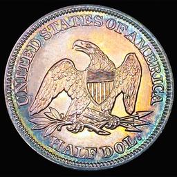 1850 Seated Liberty Half Dollar GEM BU