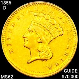 1856-D Rare Gold Dollar UNCIRCULATED