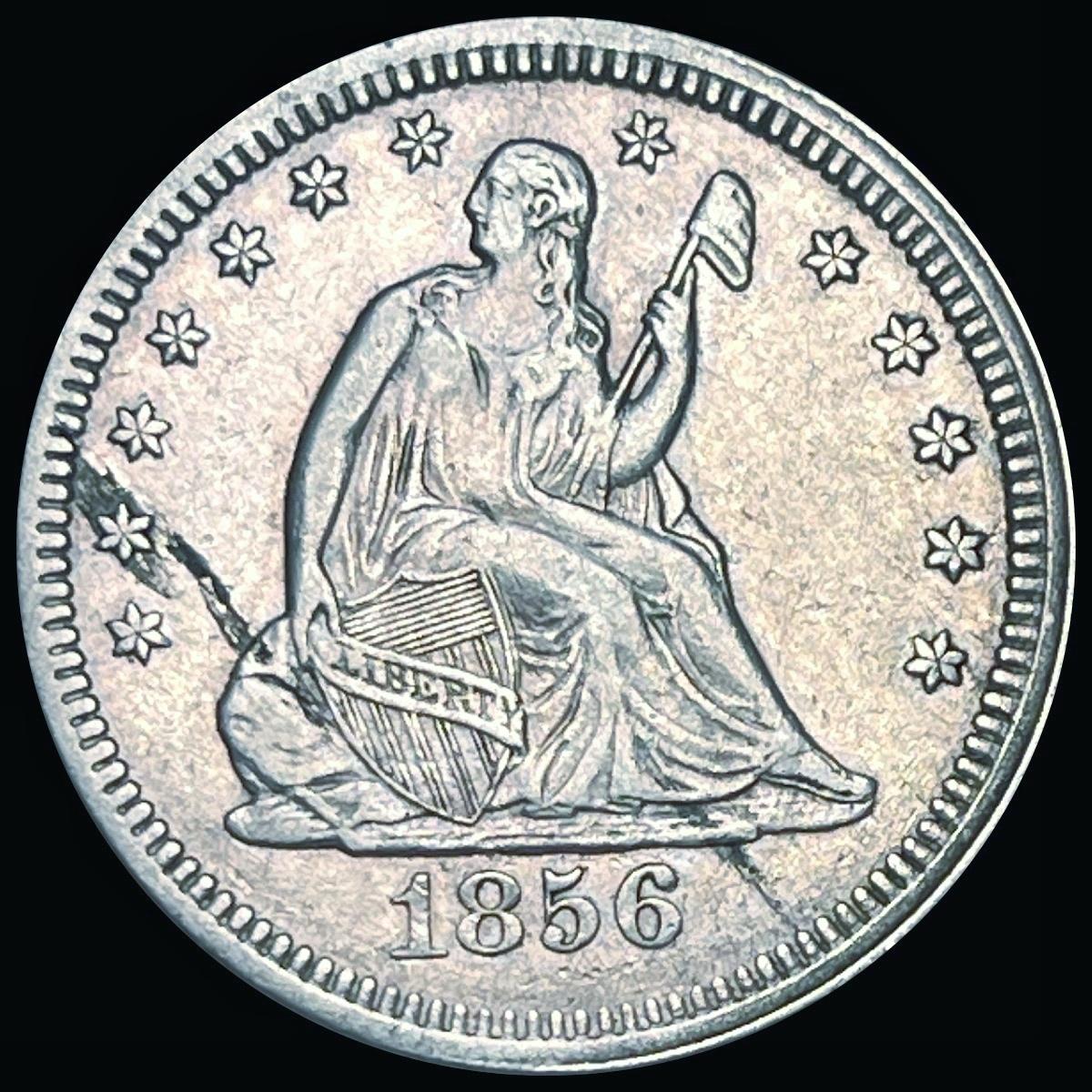 1856 Seated Liberty Quarter CLOSELY UNCIRCULATED