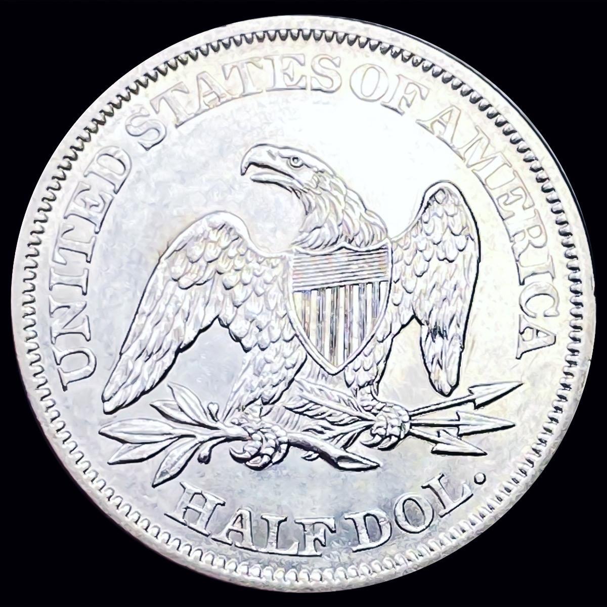 1865 Seated Liberty Half Dollar CHOICE BU