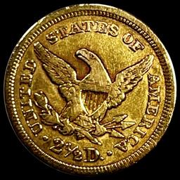 1850 $2.50 Gold Quarter Eagle LIGHTLY CIRCULATED