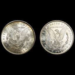 (2) Morgan Dollars UNCIRCULATED