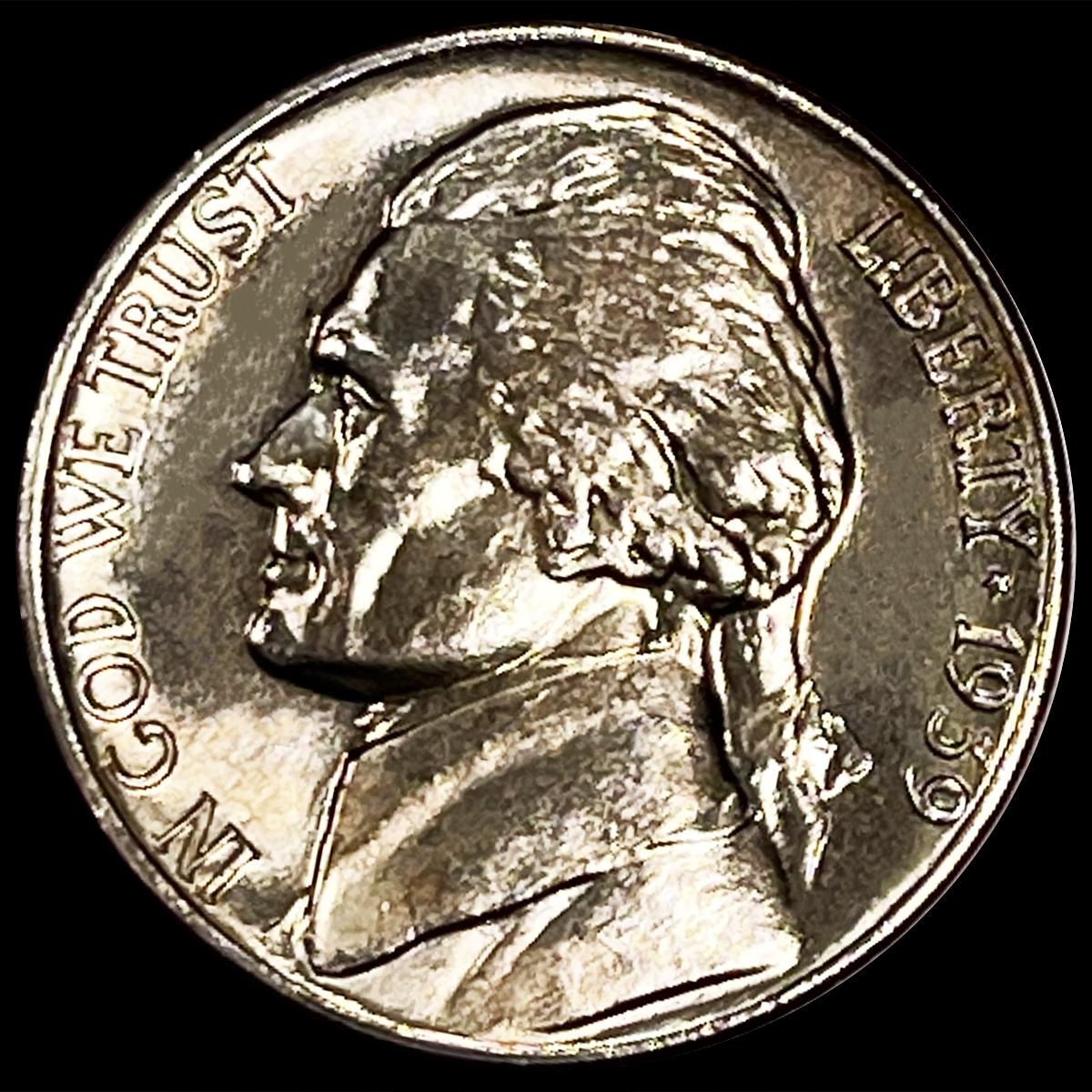 1939-S Rev 38 FS Jefferson Nickel CHOICE BU