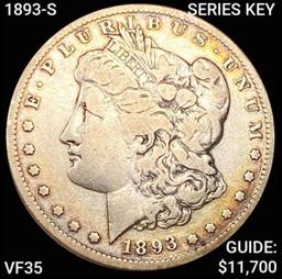 1893-S Series Key Morgan Dollar LIGHTLY CIRC