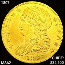 1807 $5 Gold Half Eagle UNCIRCULATED