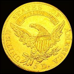 1807 $5 Gold Half Eagle UNCIRCULATED