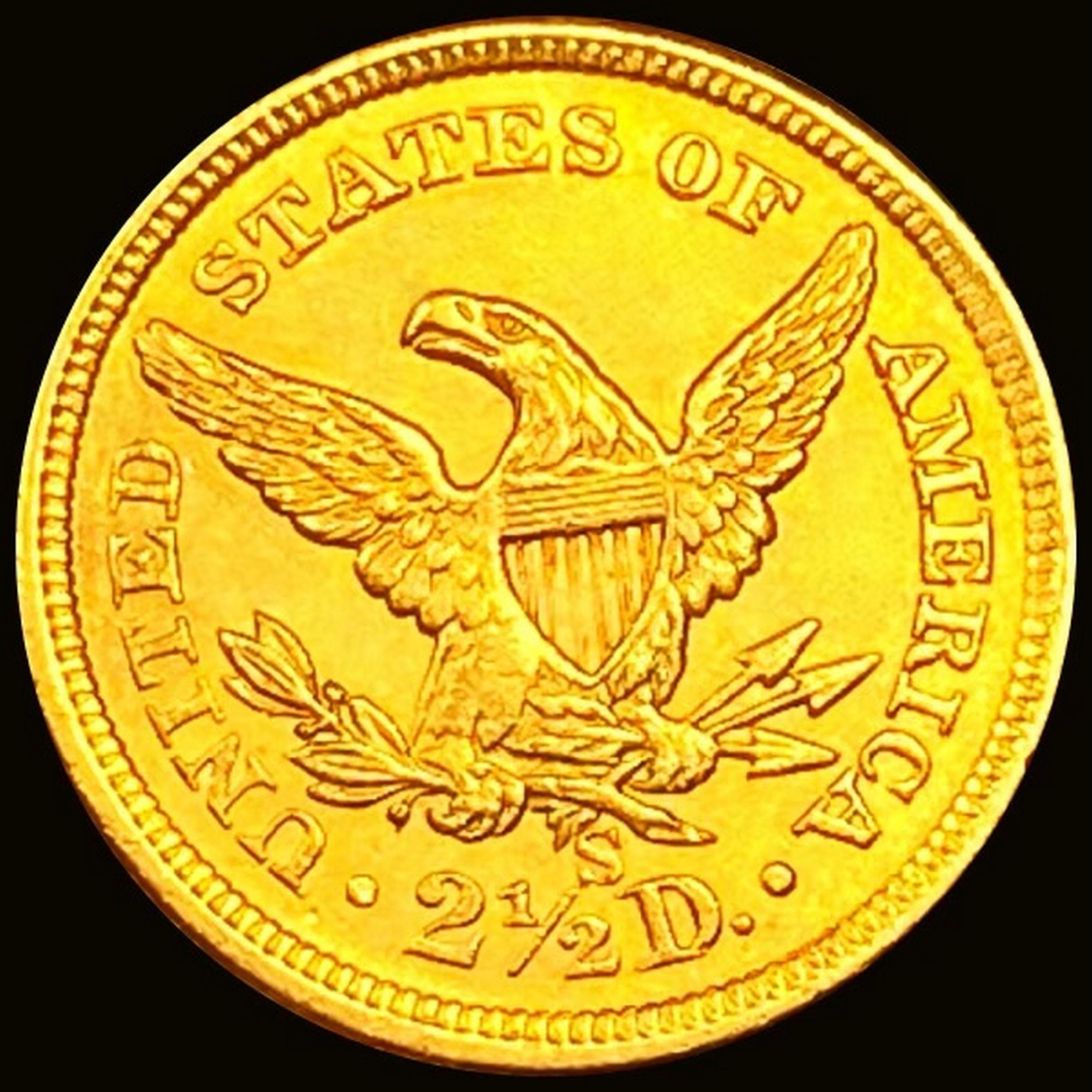 1868-S $2.50 Gold Quarter Eagle CHOICE BU