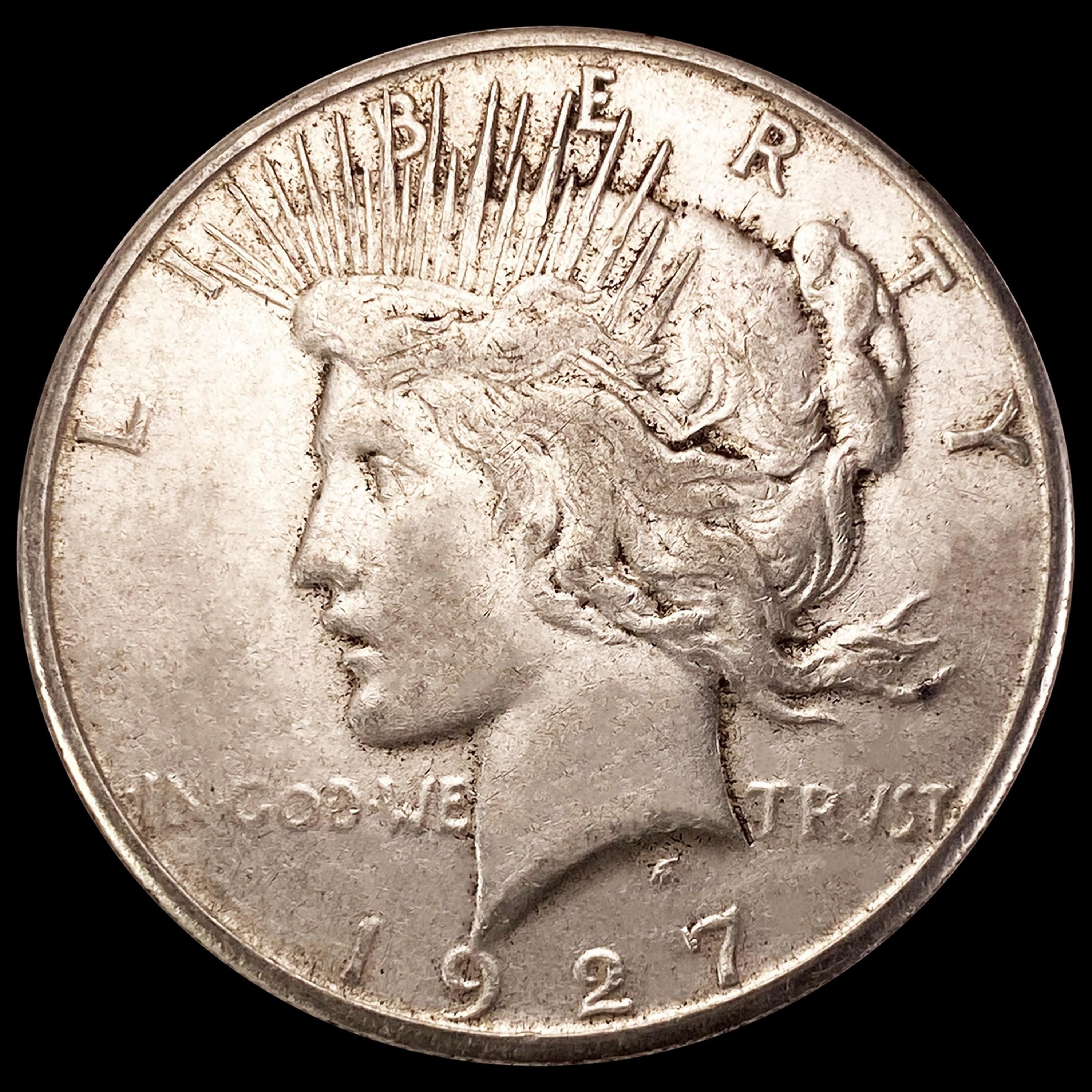 1927-S Silver Peace Dollar CLOSELY UNCIRCULATED