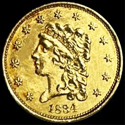 1834 $2.50 Gold Quarter Eagle UNCIRCULATED