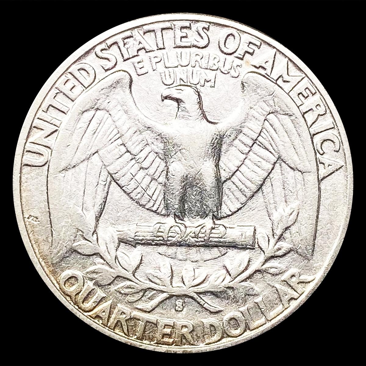 1932-S Washington Silver Quarter NEARLY