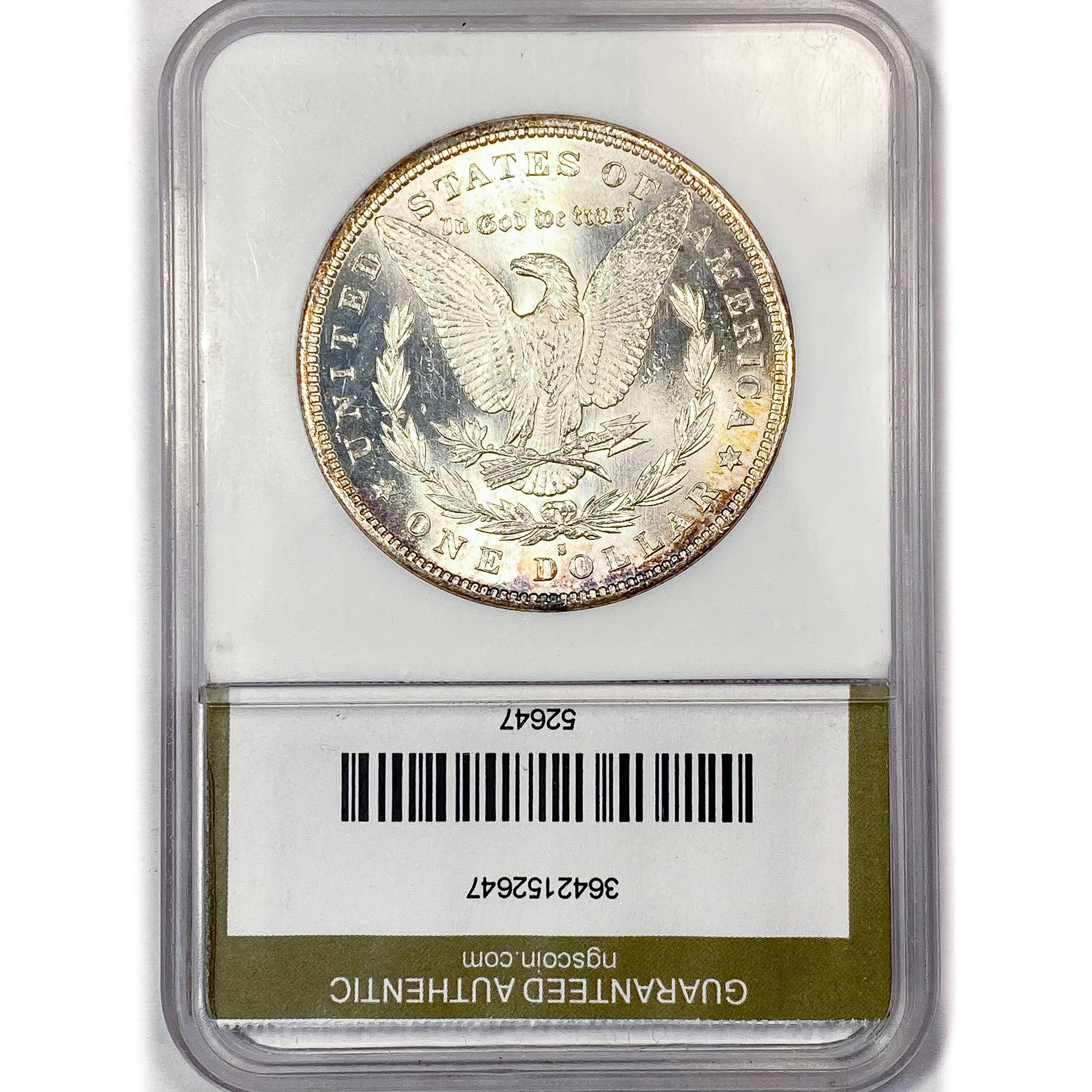 1880-S Morgan Silver Dollar NGS MS64