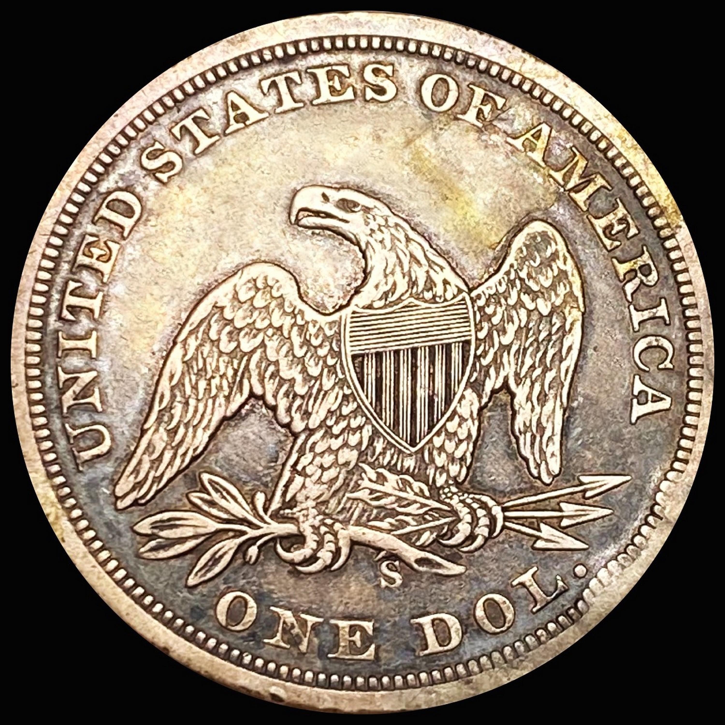 1859-S Seated Liberty Dollar LIGHTLY CIRC