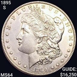 1895-S Morgan Silver Dollar CHOICE BU