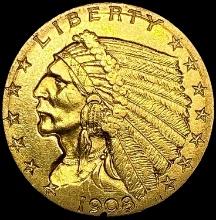 1908 $2.50 Gold Quarter Eagle