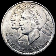 1935-S Arkansas Half Dollar CHOICE BU