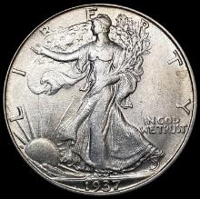 1937-S Walking Liberty Half Dollar CHOICE BU