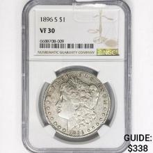 1896-S Morgan Silver Dollar NGC VF30
