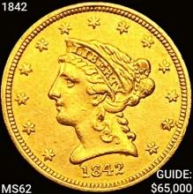 1842 $2.50 Gold Quarter Eagle