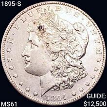 1895-S Morgan Silver Dollar CHOICE AU