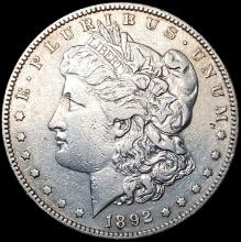 1892-S Morgan Silver Dollar ABOUT UNCIRCULATED