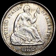 1872 Seated Liberty Half Dime UNCIRCULATED