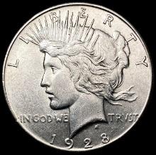 1928-S Silver Peace Dollar UNCIRCULATED