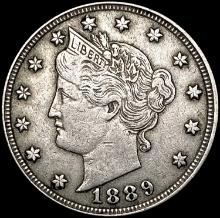 1889 Liberty Victory Nickel LIGHTLY CIRCULATED