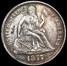 1877 Seated Liberty Dime CLOSELY UNCIRCULATED
