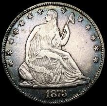 1878 Seated Liberty Half Dollar CLOSELY UNCIRCULAT