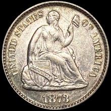 1873 Seated Liberty Half Dime UNCIRCULATED