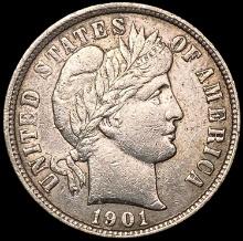 1901 Barber Dime CLOSELY UNCIRCULATED