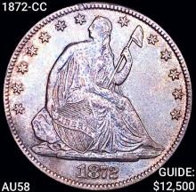 1872-CC Seated Liberty Half Dollar