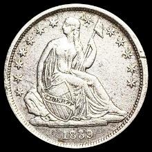 1839 Seated Liberty Dime ABOUT UNCIRCULATED