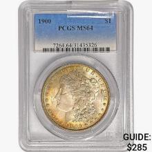 1900 Morgan Silver Dollar PCGS MS64
